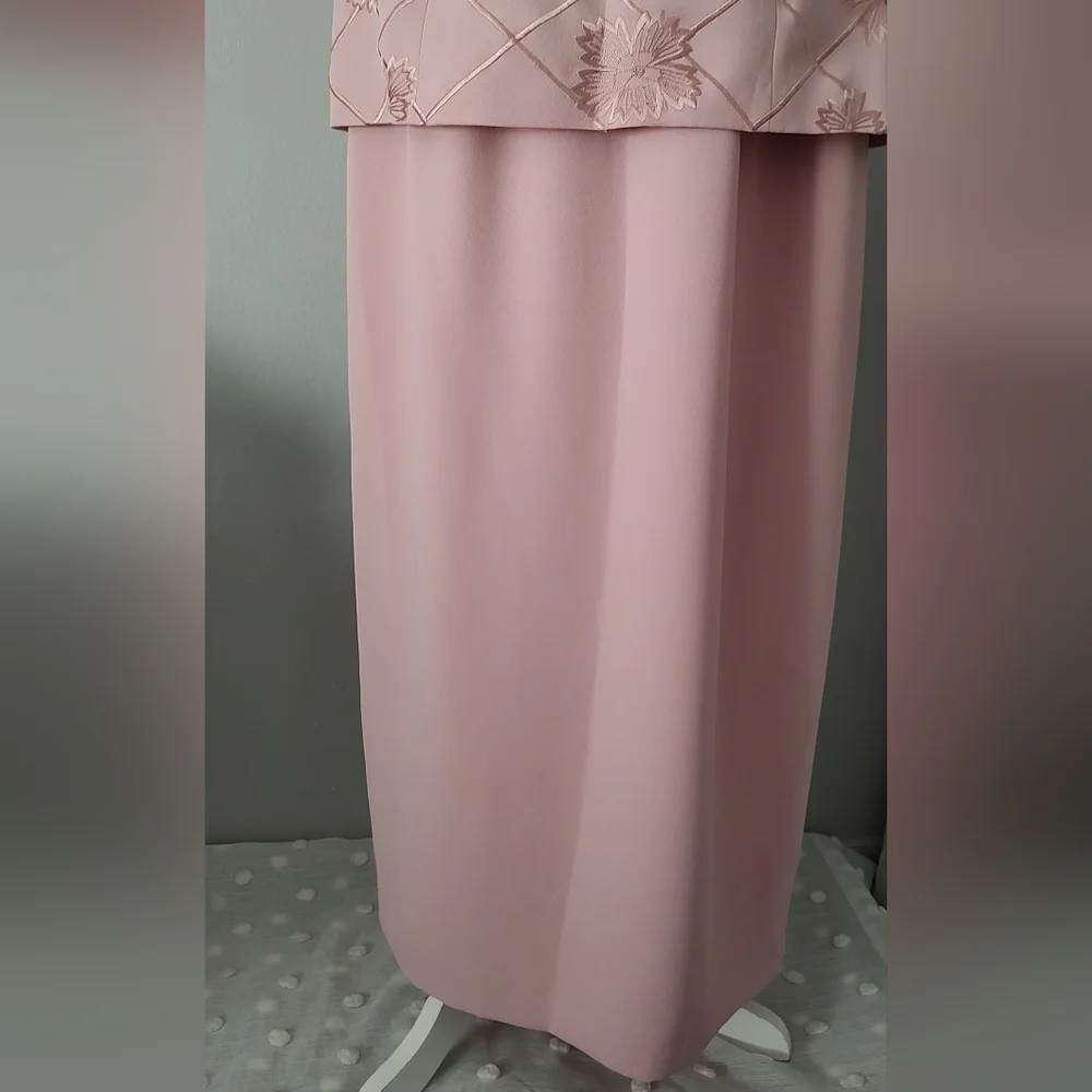 Adrianna Papell dress suits Women  Pink  Zipper Back One Piece Size 16W Vintage